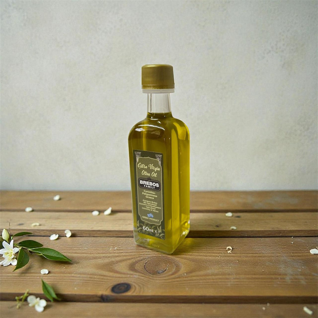 Εξαιρετικό Παρθένο Ελαιόλαδο Μπρέμπος 60ml – Διαφανή Γυάλινη Φιάλη