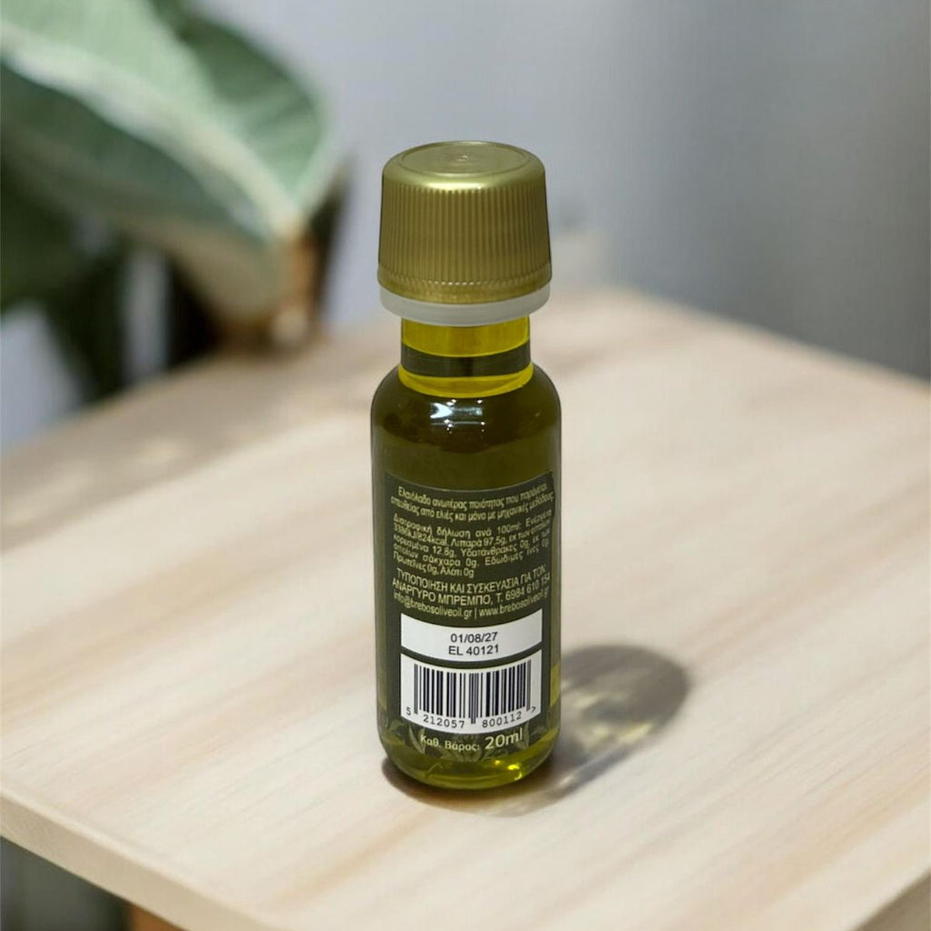 Εξαιρετικό Παρθένο Ελαιόλαδο Μπρέμπος 20ml – Πλαστική Συσκευασία